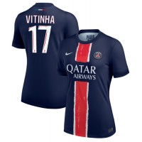 Zenski Nogometni Dres Paris Saint-Germain Vitinha #17 Domaci 2024-25 Kratak Rukav